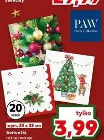 Kaufland Serwetki świąteczne 33 x cm Paw oferta
