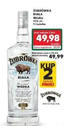 Kaufland Wódka Żubrówka Biała oferta