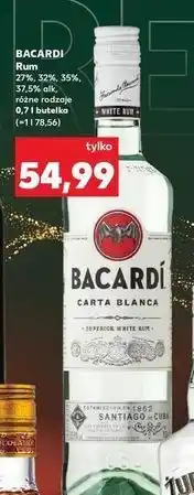 Kaufland Rum Bacardi Carta Blanca oferta