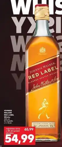 Kaufland Whisky Johnnie Walker Red Label oferta