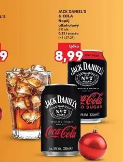 Kaufland Drink Jack Daniel's & Cola Zero oferta