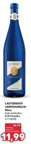 Kaufland Wino Lauterbach Liebfraumilch oferta