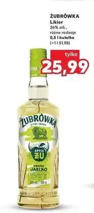 Kaufland Wódka Żubrówka Kwaśne Jabłko oferta