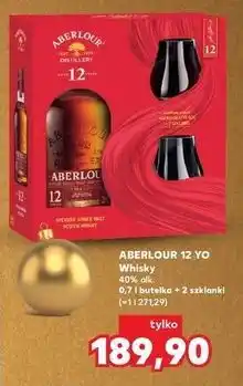 Kaufland Whisky + szklanki Aberlour 12 Yo oferta