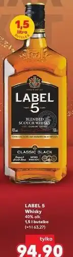 Kaufland Whisky Label 5 oferta