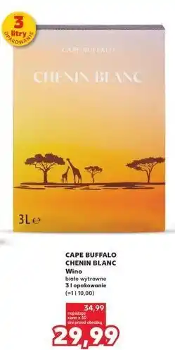 Kaufland Wino Cape Buffalo Chenin Blanc oferta