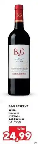 Kaufland Wino B&G Merlot oferta