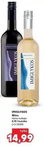 Kaufland Wino czerwone Imiglykos oferta