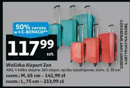 Auchan Walizka zen rozm. l 75 cm Airport oferta