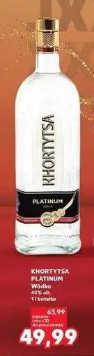 Kaufland Wódka Khortytsa Platinium oferta