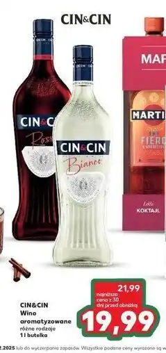 Kaufland Vermouth Cin&Cin Bianco oferta