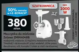 Auchan Maszynka do mięsa zmm4048w Zelmer oferta