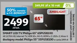 Auchan Telewizor 55 55pus8100 Philips oferta