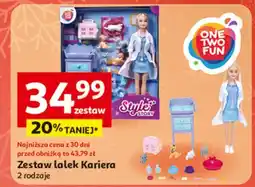 Auchan Zestaw lalek kariera One Two Fun oferta