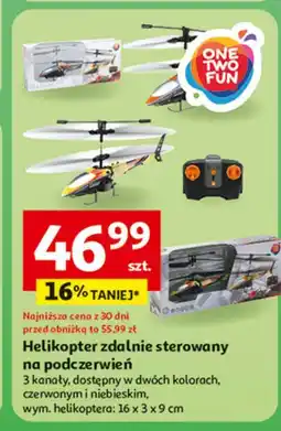 Auchan Helikopter zdalnie sterowany One Two Fun oferta