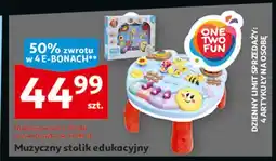 Auchan Stolik edukacyjny One Two Fun oferta