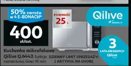 Auchan Kuchenka mikrofalowa q.6443 Qilive oferta