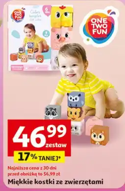 Auchan Zestaw sensoryczne kule kostki cyferki One Two Fun oferta
