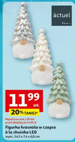 Auchan Krasnal w czapce ledk Actuel oferta