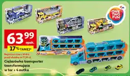 Auchan Ciężarówka tranformująca w tor One Two Fun oferta