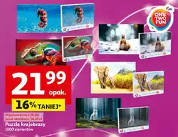 Auchan Puzzle 1000 el. One Two Fun oferta