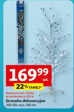 Auchan Drzewko dekoracyjne 150 cm 328 led oferta