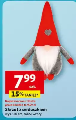 Auchan Skrzat z serduszkiem 20 cm oferta