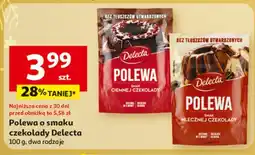 Auchan Polewa smak mlecznej czekolady Delecta oferta