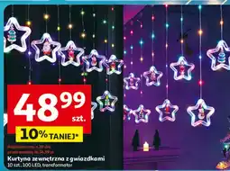 Auchan Kurtyna gwiazdki 100 led oferta