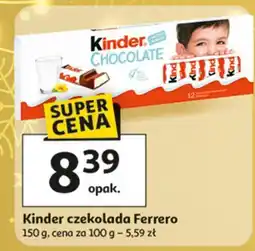 Auchan Czekoladki Kinder Chocolate oferta