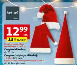 Auchan Czapka mikołaja 44.5 cm Actuel oferta