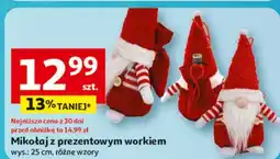 Auchan Mikołaj 25 cm oferta