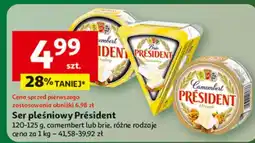 Auchan Ser brie naturalny President oferta
