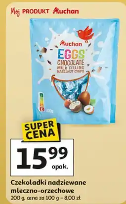 Auchan Czekoladki mleczno-orzechowe Auchan oferta