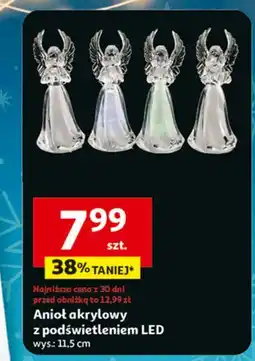 Auchan Anioł podświetlany led oferta