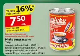 Auchan Mleko zagęszczone słodzone Gostyń oferta