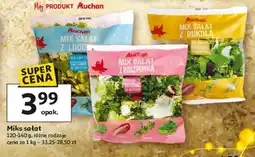 Auchan Mix sałat z rukolą Auchan oferta
