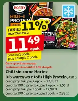 Auchan Warzywa z tofu w sosie teriyaki Hortex oferta