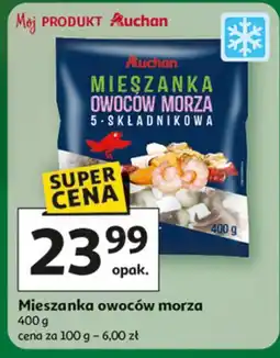 Auchan Mieszanka owoców morza 5-składnikowa Auchan oferta