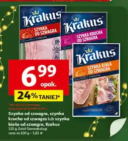 Auchan Szynka biała od szwagra Krakus Animex oferta