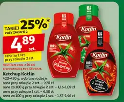Auchan Ketchup pikantny z piekła rodem Kotlin oferta
