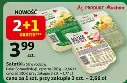 Auchan Sałatka warzywna ze szczypiorkiem Auchan Różnorodne (Logo Czerwone) oferta