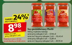 Auchan Sos pomidorowy parmigiano reggiano Mutti oferta