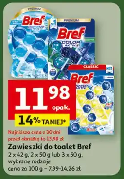 Auchan Kostka do wc 4 function lemon Bref Power Aktiv oferta