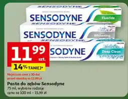 Auchan Pasta do zębów Sensodyne Deep Clean oferta