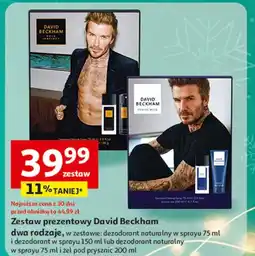 Auchan Zestaw w pudełku bold instinct: dezodorant 150 ml + atomizerze 75 David Beckham oferta