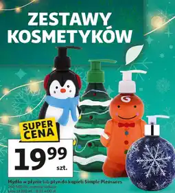 Auchan Mydło w płynie ciastko Simple Pleasures oferta