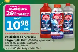 Auchan Żel do udrożniania rur podwójna siła Kret oferta