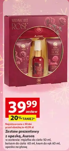 Auchan Zestaw kosmetyków midnight rose Aurora oferta