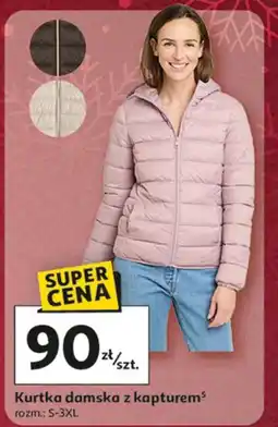 Auchan Kurtka damska z kapturem i paskiem s-3xl Inextenso By Auchan oferta